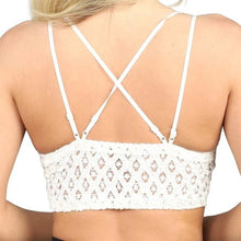 Load image into Gallery viewer, Crochet Lace Bralette - Pamela's Younique Boutique