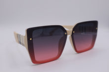 Load image into Gallery viewer, Woman Square Sunglasses With Pattern On The Side - Pamela's Younique Boutique