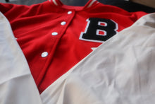 Load image into Gallery viewer, Woman's Cropped Letterman jacket - Pamela's Younique Boutique