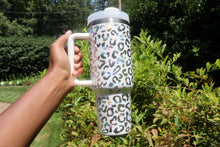 Load image into Gallery viewer, 40oz Tumbler With Handle Leopard Pattern - Pamela&#39;s Younique Boutique
