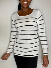Load image into Gallery viewer, Black Stripe Andre&#39;e Sweater - Pamela&#39;s Younique Boutique

