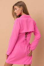 Load image into Gallery viewer, Mini dress w/ jacket detail laced up at back - Pamela&#39;s Younique Boutique
