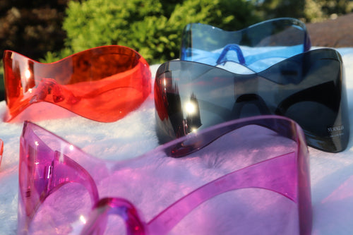 Oversized Shield Sunglasses - Pamela's Younique Boutique