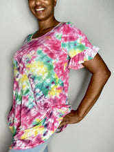 Load image into Gallery viewer, Tye-Dye Tunic Multi-Color Top - Pamela&#39;s Younique Boutique

